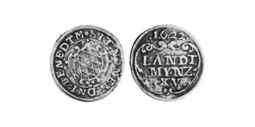 15 Kreuzer Geschichte Bayerns (907 - 1623) Silber Maximilian I. (Bayern)(1573 – 1651)