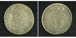 15 Kreuzer Königreich Ungarn (1000-1918) Silber Leopold I. (HRR)(1640-1705)