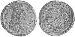 15 Kreuzer Electorate of Bavaria (1623 - 1806) 銀 