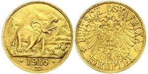 15 Rupee Deutsch-Ostafrika (1885-1919) Gold 