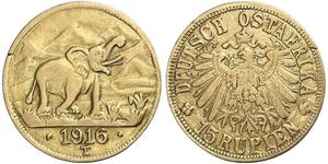 15 Rupee Deutsch-Ostafrika (1885-1919) Gold 