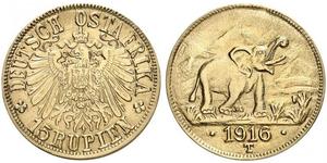 15 Rupee Deutsch-Ostafrika (1885-1919) Gold 