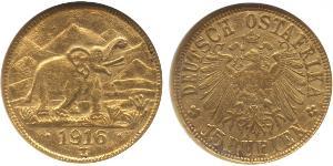 15 Rupee Deutsch-Ostafrika (1885-1919) Gold 