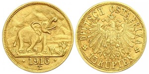 15 Rupee Deutsch-Ostafrika (1885-1919) Gold 