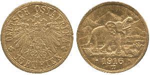 15 Rupee German East Africa (1885-1919) Gold 