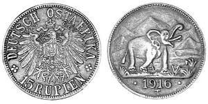 15 Rupee Africa Orientale Tedesca (1885-1919) Oro 