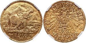 15 Rupee Africa Orientale Tedesca (1885-1919) Oro 