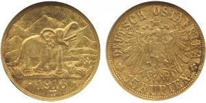 15 Rupee Africa Orientale Tedesca (1885-1919) Oro 