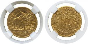 15 Rupee África Oriental Alemana (1885-1919) Oro 