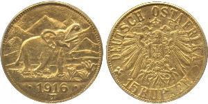 15 Rupee África Oriental Alemana (1885-1919) Oro 