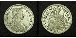 15 Kreuzer Royaume de Hongrie (1000-1918) Argent Maria Theresa of Austria (1717 - 1780)