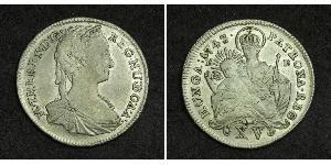 15 Крейцер Королiвство Угорщина (1000-1918) Срібло Maria Theresa of Austria (1717 - 1780)