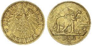 15 Рупія Німецька Східна Африка (1885-1919) Золото 