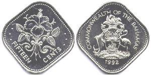 15 Цент Bahamas (1973 - )  