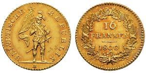 16 Franc Switzerland Gold 