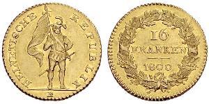 16 Franc Suisse Or 