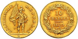 16 Franc Suiza Oro 