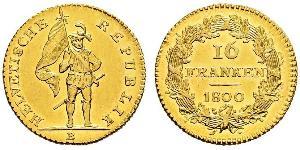 16 Franc Svizzera Oro 