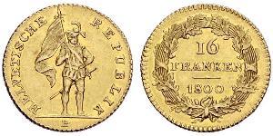 16 Franc Svizzera Oro 