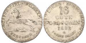 16 Groschen Hannover Silber Wilhelm IV (1765-1837)
