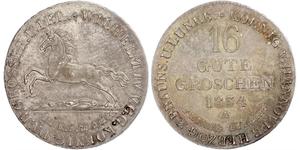16 Groschen Hanover Silver William IV (1765-1837)