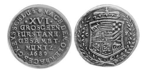 16 Groschen Анхальт (1212 - 1806) Срібло 