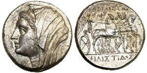 16 Litrai Grecia antica (1100BC-330) Argento 