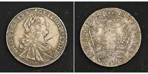 17 Крейцер Австрия Серебро (билон) Франц I Стефан(1708-1765)