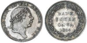 18 Penny Reino Unido de Gran Bretaña e Irlanda (1801-1922) Plata Jorge III (1738-1820)