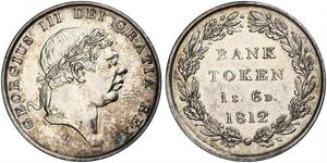 18 Penny United Kingdom of Great Britain and Ireland (1801-1922) Silver George III (1738-1820)