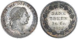18 Penny 大不列颠及爱尔兰联合王国 (1801 - 1922) 銀 喬治三世 (1738-1820)
