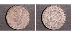 18 Піастр Британський Кіпр (1878 - 1960) Срібло Георг VI (1895-1952)
