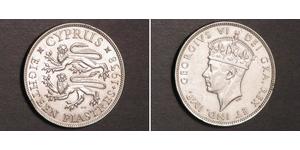 18 Піастр Британський Кіпр (1878 - 1960) Срібло Георг VI (1895-1952)