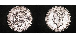 18 Піастр Британський Кіпр (1878 - 1960) Срібло Георг VI (1895-1952)