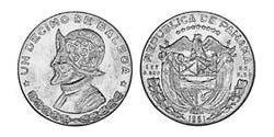 1/10 Balboa Republic of Panama Silver Vasco Núñez de Balboa (1475 – 1519)