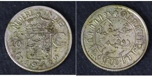 1/10 Gulden Indes orientales néerlandaises (1800 - 1942) Argent 