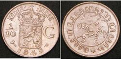 1/10 Gulden Niederländisch-Indien (1800 - 1942) Silber 