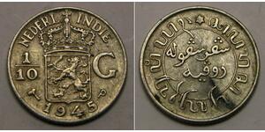 1/10 Gulden Niederländisch-Indien (1800 - 1942) Silber 