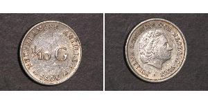 1/10 Gulden Niederländische Antillen (1954 – 2010) Silber 