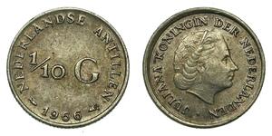 1/10 Gulden Niederländische Antillen (1954 – 2010) Silber 