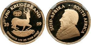 1/10 Krugerrand Sudafrica (1910 - ) Oro Paul Kruger (1825 - 1904)