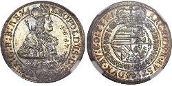 1/10 Thaler Saint-Empire romain germanique (962-1806) Argent Léopold Ier de Habsbourg(1640-1705)