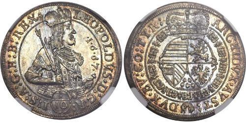 1/10 Thaler Saint-Empire romain germanique (962-1806) Argent Léopold Ier de Habsbourg(1640-1705)