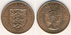 1/12 Shilling Jersey (1066 - ) Bronce 