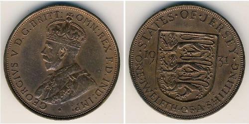1/12 Shilling Jersey Bronze 
