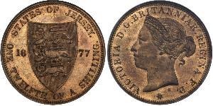 1/12 Shilling Jersey (1066 - ) Bronze 