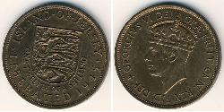 1/12 Shilling Baliato di Jersey (1066 - ) Bronzo 