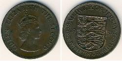 1/12 Shilling Baliato di Jersey (1066 - ) Bronzo 