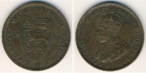 1/12 Shilling Baliato di Jersey (1066 - ) Bronzo 