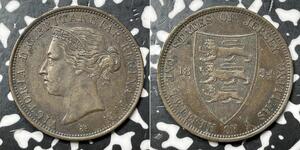 1/12 Shilling Baliato di Jersey (1066 - ) Bronzo 